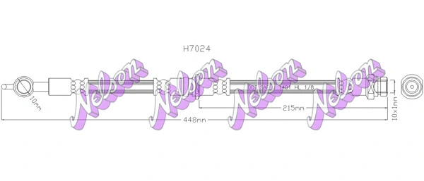 Brake Hose (H7024)