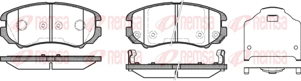 Brake Pad Set, disc brake (0953 12)
