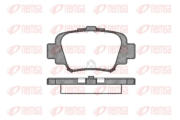 Brake Pad Set, disc brake (0499 00)