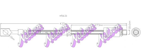 Brake Hose (H5631)