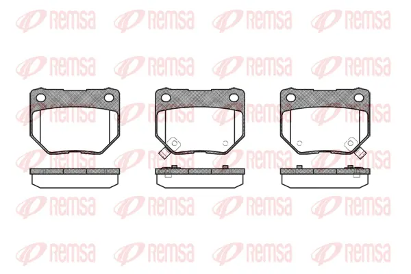 Brake Pad Set, disc brake (0365 02)