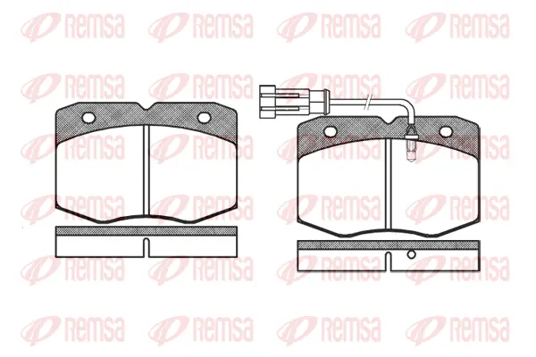 Brake Pad Set, disc brake (0435 12)