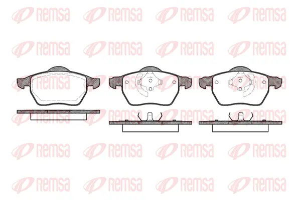 Brake Pad Set, disc brake (0390 50)