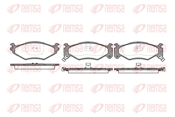 Brake Pad Set, disc brake (0483 02)