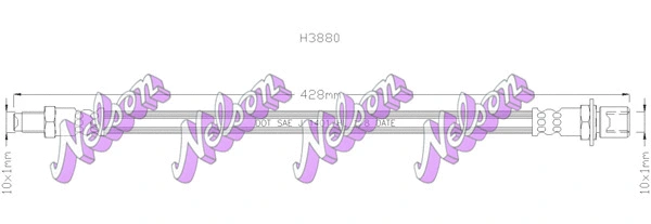 Brake Hose (H3880)