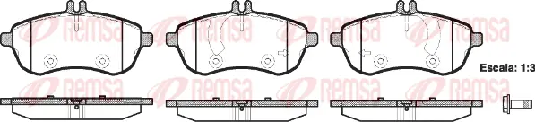 Brake Pad Set, disc brake (1301 00)