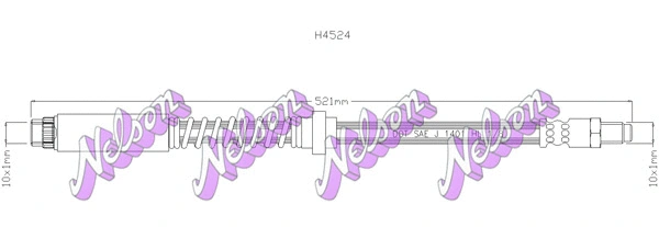 Brake Hose (H4524)