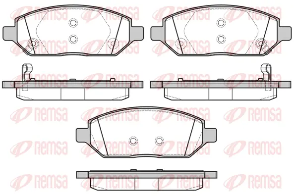 Brake Pad Set, disc brake (1674 02)
