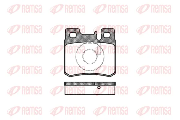 Brake Pad Set, disc brake (0282 20)