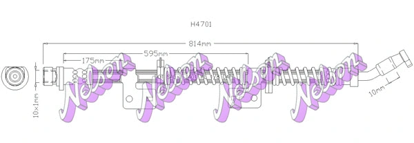 Brake Hose (H4701)