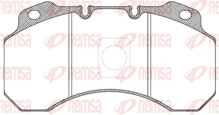 Brake Pad Set, disc brake (JCA680.00)