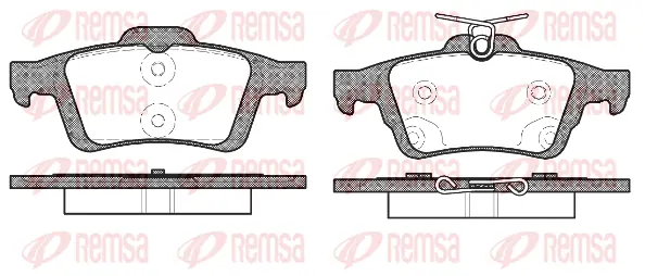 Brake Pad Set, disc brake (0842 70)