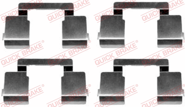 Accessory Kit, disc brake pad (109-1609)