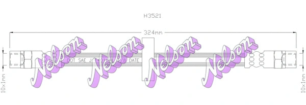Brake Hose (H3521)