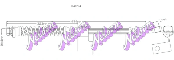 Brake Hose (H4894)