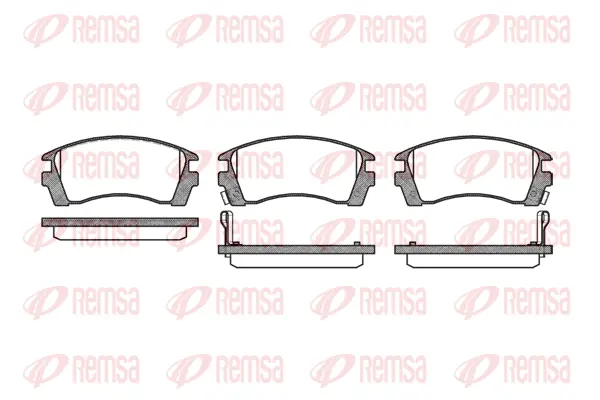 Brake Pad Set, disc brake (0363 02)
