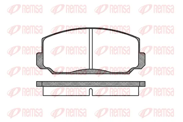 Brake Pad Set, disc brake (0098 00)