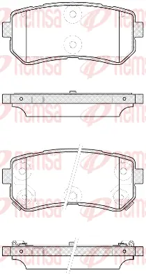 Brake Pad Set, disc brake (1209 42)
