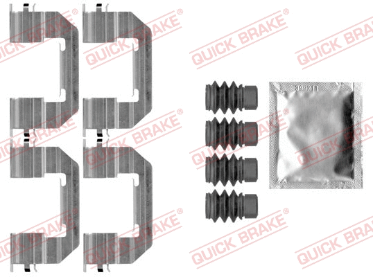 Accessory Kit, disc brake pad (109-0011)