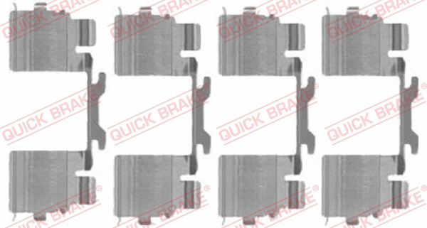 Accessory Kit, disc brake pad (109-1725)