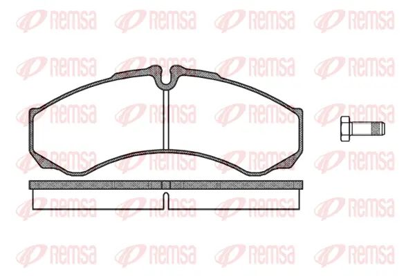 Brake Pad Set, disc brake (0651 10)