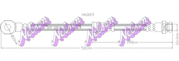 Brake Hose (H6889)