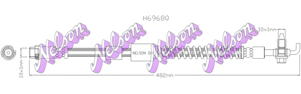 Brake Hose (H6968Q)