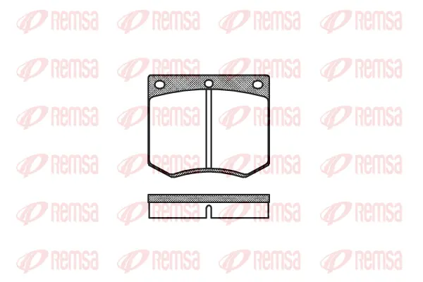 Brake Pad Set, disc brake (0063 00)