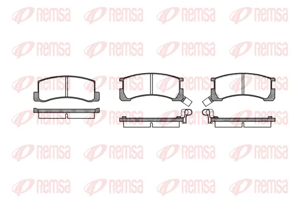 Brake Pad Set, disc brake (0185 02)