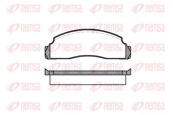 Brake Pad Set, disc brake (0091 00)