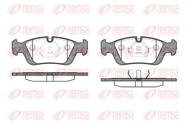 Brake Pad Set, disc brake (0384 00)