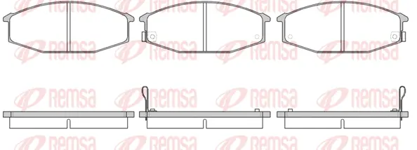 Brake Pad Set, disc brake (0115 02)