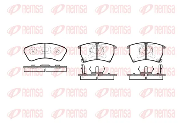 Brake Pad Set, disc brake (0234 02)