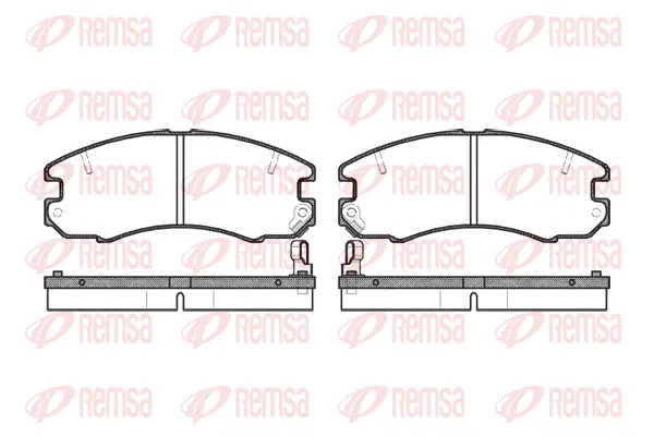 Brake Pad Set, disc brake (0316 04)