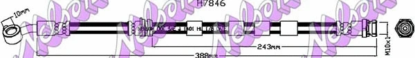 Brake Hose (H7846)