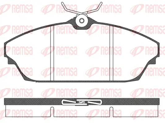 Brake Pad Set, disc brake (1504 00)