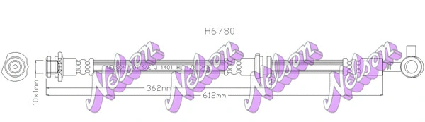 Brake Hose (H6780)