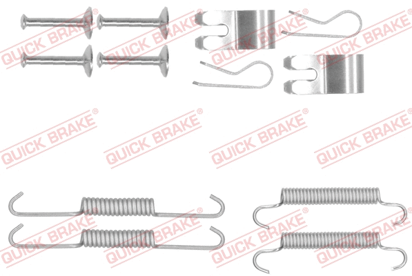 Accessory Kit, parking brake shoes (105-0013)
