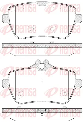 Brake Pad Set, disc brake (1535 00)