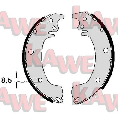 Brake Shoe Set (03130)