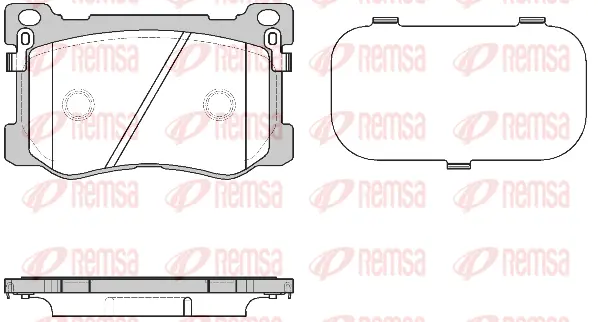 Brake Pad Set, disc brake (1475 12)