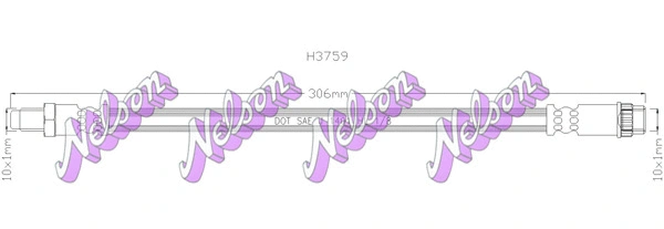 Brake Hose (H3759)