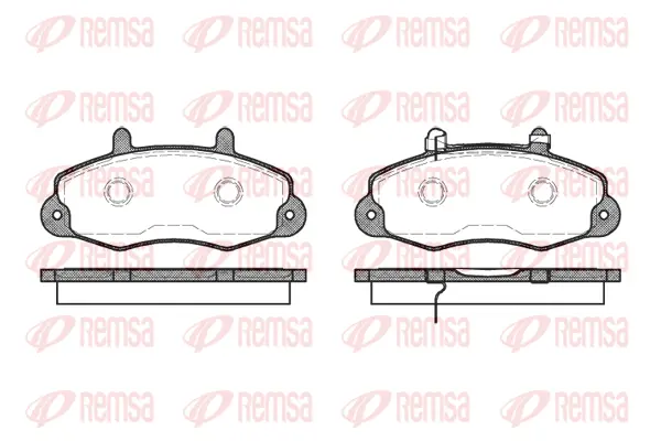 Brake Pad Set, disc brake (0391 02)
