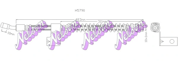 Brake Hose (H5790)