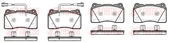 Brake Pad Set, disc brake (0666 12)