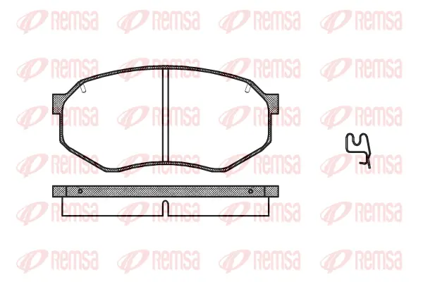 Brake Pad Set, disc brake (0148 14)