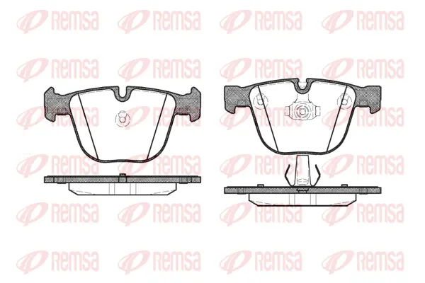 Brake Pad Set, disc brake (0892 00)