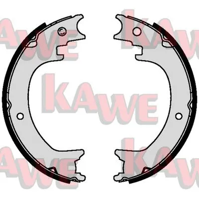 Brake Shoe Set, parking brake (09590)