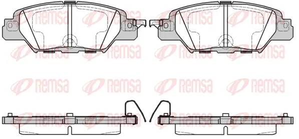 Brake Pad Set, disc brake (1677 00)