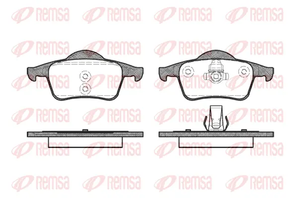 Brake Pad Set, disc brake (0714 00)